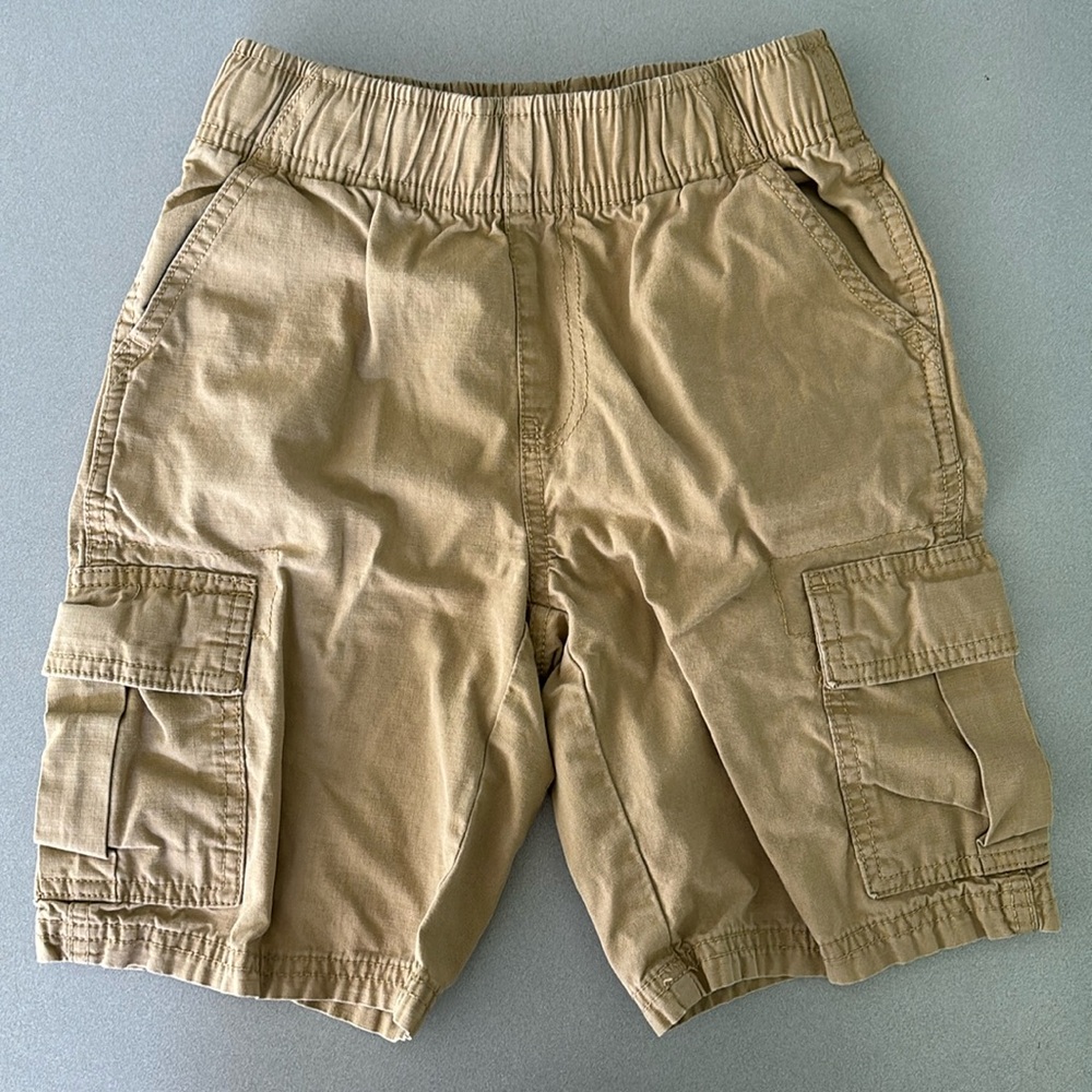 Boys Shorts Youth size 7 Khaki Cream Tan